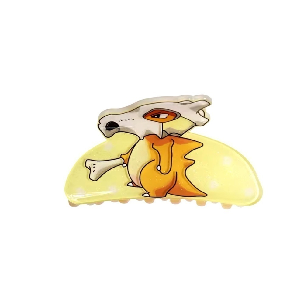 $24 or 3 FOR $35 Pokemon Cubone Hair Claw Acrylic Acetate Hair Clip Accessories